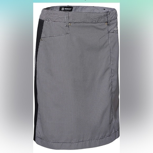 ABACUS NEW Women's High Performance Windproof‎ Crail Golf Skort Black Size 4